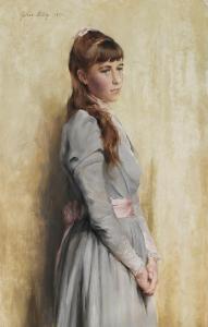 STORY Julian 1850-1919,Portrait of a Woman in a Mauve Dress,1890,Bonhams GB 2016-11-22