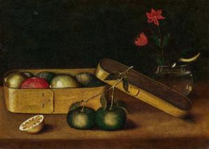 STOSKOPF Sebastian,Still Life with a Shavings Box Citrus Fruits and a,1630,Van Ham 2023-11-17