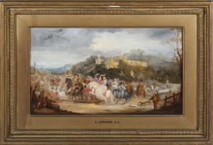 STOTHARD Thomas 1755-1834,Wedding Party at Belvoir Castle,19th century,Tooveys Auction GB 2022-09-07