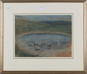 STOTT Edward William 1859-1918,Wading Birds in a Pond,20th century,Tooveys Auction GB 2022-02-16