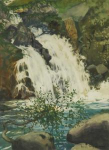 STOTT OF OLDHAM William 1857-1900,Waterfall,Cheffins GB 2020-12-09