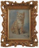 Stottz H,Portrait of a seated ginger cat with toy mouse,Serrell Philip GB 2018-03-08