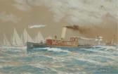 STOWER Willy 1864-1931,"Hulda" Verkehrsboot Seiner Majestat,1901,Christie's GB 2006-01-24