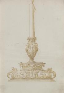 STRADA JACOPO 1515-1588,Design for a Candlestand with Zeus,Bonhams GB 2012-05-02