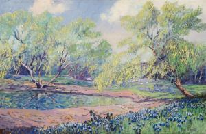 STRAHALM / Franz S. Frank 1879-1935,The Blue Bonnets,1926,Bonhams GB 2019-06-24