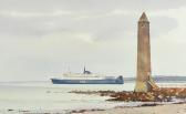 STRAHAN Robert,P&O FERRY & THE CHAINE MEMORIAL TOWER,Ross's Auctioneers and values IE 2014-05-07