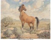 STRANG Ray C 1893-1957,Desert Stallion,Heritage US 2020-05-14