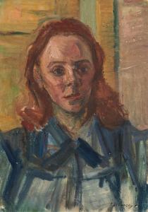 STRANSKY Ferdinand 1904-1982,Portrait of a woman,1964,im Kinsky Auktionshaus AT 2023-04-18