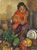 STRASSER Roland 1895-1974,Balinese Girl with Fruits,1933,Christie's GB 2013-11-24