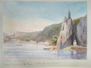 stratton bush henry,The Rock at Bayard on the Meuse.,1866,Mallams GB 2009-09-24