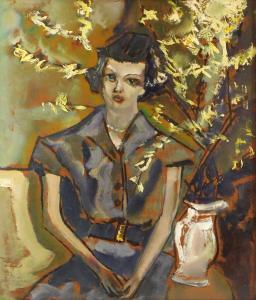 STRAUSER Sterling Boyd 1907-1995,Portrait of a woman,1953,Winter Associates US 2023-01-16
