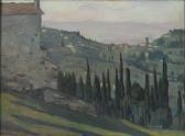 STRAUSS André 1885-1971,Florentine Landscape,Rachel Davis US 2016-05-14