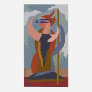 STRAUTIN Wally 1898-1995,Figural Abstraction,1984,Rago Arts and Auction Center US 2022-06-03