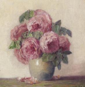 STRECHENBACH Max Theodor 1865-1916,Flowers in a jar,1929,Bruun Rasmussen DK 2018-09-24