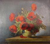 STRECKENBACH Max Theodor 1863-1936,Still Life with Red Poppies,Clars Auction Gallery US 2017-08-13