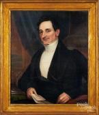 STREET Robert 1796-1865,portrait of a gentleman,1837,Pook & Pook US 2020-01-17