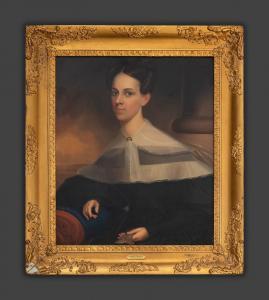 STREET Robert 1796-1865,Portrait of Miss Molly Monroe,1834,Hindman US 2023-10-04