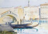 STREETON Arthur Ernest 1867-1943,Venice Canal,1908,Menzies Art Brands AU 2017-08-10