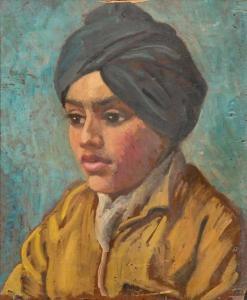 STRELLETT Ephraim 1900-1935,Study of West African's Head,Rowley Fine Art Auctioneers GB 2019-06-01