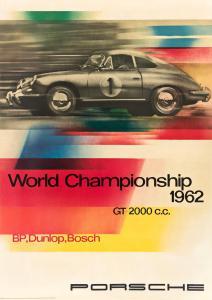 STRENGER ERICH 1922-1993,PORSCHE / WORLD CHAMPIONSHIP,1962,Swann Galleries US 2021-05-13