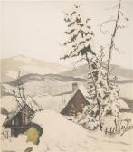 STRETTI ZAMPONI Jaromir 1882-1959,Winter in the Mountains,Palais Dorotheum AT 2018-09-22
