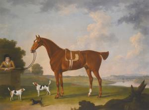 STRINGER Thomas,THOMAS EGERTON'S CHESTNUT HUNTER WITH A GROOM AND ,1770,Sotheby's 2014-12-04