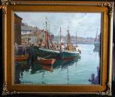 STRISIK Paul 1918-1998,Gloucester Harbor scene,Hood Bill & Sons US 2012-02-07