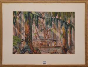 STROBEL Oscar A 1891-1967,everglades swamp,Hood Bill & Sons US 2017-05-23