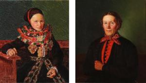 STROMBERG Henrik,Portraits of Zibrandt Jansen and his wife Trein Cr,1918,Bruun Rasmussen 2018-02-05
