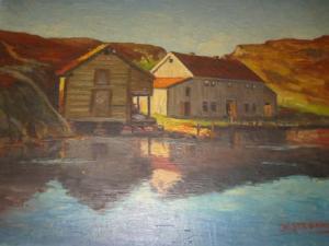 STROMMEN K,Norwegian Lake Scene,Hartleys Auctioneers and Valuers GB 2007-04-25