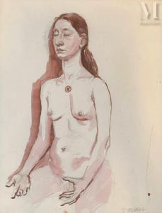 STROSBERG Serge 1966,Femme nue en méditation,Millon & Associés FR 2023-04-24
