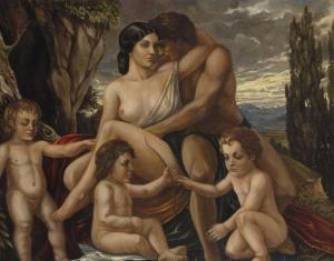STRUBL HANNS,Venus und Adonis mit Cupido und Amoretten,1951,Neumeister DE 2010-09-30