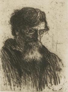 STRUCK Hermann 1876-1944,Portrait of a Bearded Man,1920,Abell A.N. US 2024-02-08