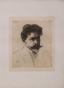 STRUCK Hermann 1876-1944,Portrait of Nikisch Art?r,1904,Kedem IL 2017-01-17