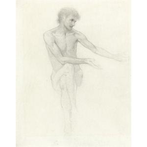 STRUDWICK John Melhuish 1849-1937,STUDY FOR THE CENTRAL FIGURE OF PASSING DAYS,Sotheby's 2011-05-05