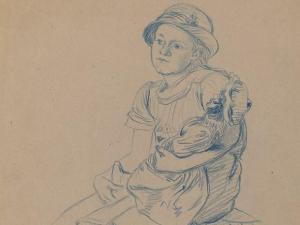 Struetzel Otto 1855-1930,Sitting Girl With Doll,1900,Auctionata DE 2017-03-08