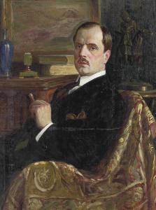 STRUNNIKOV Nikolai 1871-1945,Portrait of Leo Maskovskii,1922,Christie's GB 2011-06-06
