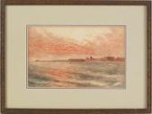STRUTHERS W,Two watercolors,1913,Pook & Pook US 2012-02-23