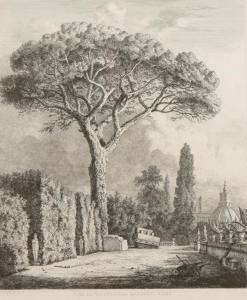 STRUTT Jacob George 1784-1864,Pine in the Colonna Gardens, Rome,Duke & Son GB 2016-04-14