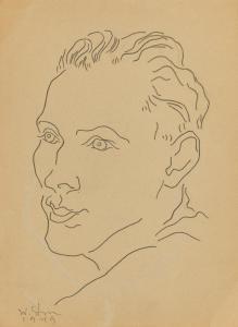 STRZEMINSKI Wladyslaw 1893-1952,The portrait of a young men,1949,Desa Unicum PL 2024-02-08