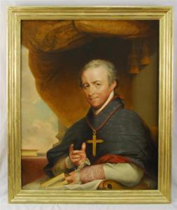 STUART Gilbert 1755-1828,BISHOP JEAN-LOUIS LEFEBVRE DE CHEVERUS,1826,Grogan & Co. US 2009-04-19