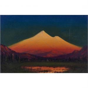 STUART James Everett,Sunset Glow: Mt. Shasta from the North,1927,Clars Auction Gallery 2023-04-14