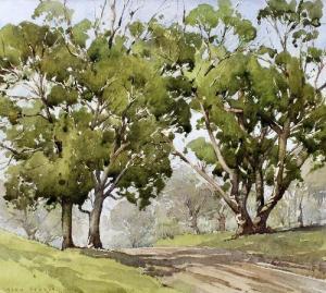 STUBBS Alan 1898-1976,Eucalyptus trees,1972,Canterbury Auction GB 2014-02-11