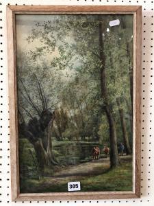 STUBINGTON George H 1902-1922,woodland scene,20th Century,Wotton GB 2022-07-26