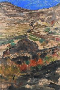 STUBLEY Trevor 1932-2010,Landscape in Crete,Woolley & Wallis GB 2023-06-07