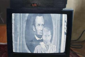 STUHMER MARCELINO 1971,Abe Lincoln and actor,2002,Bernaerts BE 2012-10-22