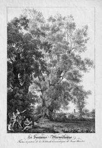 STUNTZ Johann Baptist 1753-1836,La Fontaine Merveilleuse, faisant partie d,1813-14,Galerie Bassenge 2019-05-29