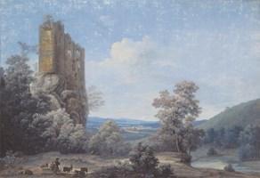 STUNTZ Johann Baptist 1753-1836,Vue du Cheteau de Reichenstein,Woolley & Wallis GB 2016-09-07