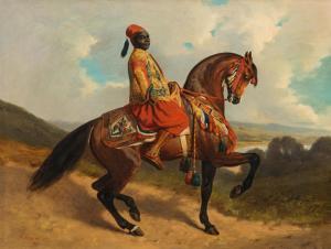 STURM George 1855-1923,NUBIAN RIDER,1873,im Kinsky Auktionshaus AT 2023-06-20