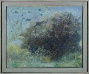 STUTCHBURY Helen 1934-2012,Flight of Starlings from a Thorn Bush,Reeman Dansie GB 2021-04-27